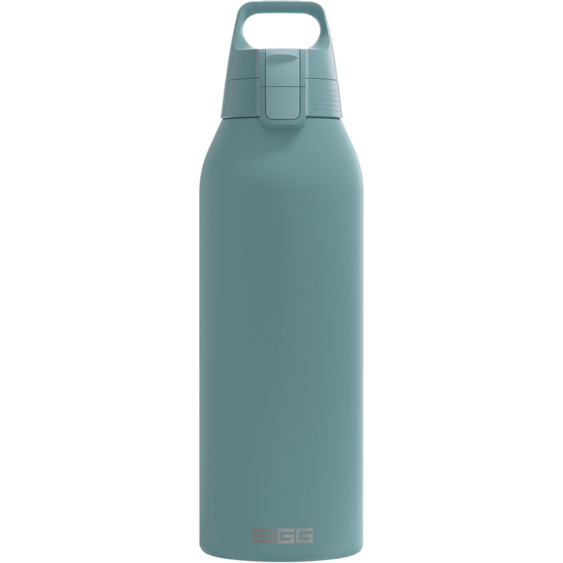 Nerezová fľaša na pitie Sigg Shield ONE Morning Blue na sýtené nápoje, nepriepustná, bez BPA, 1,5 l