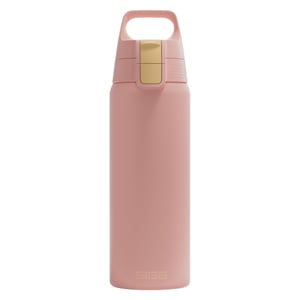 SIGG Shield ONE Playful Peach termos boca od nehrđajućeg čelika za gazirana pića, nepropusna, bez BPA, ružičasta, 1 L