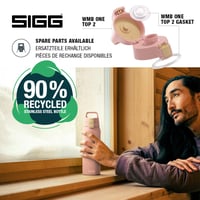 Nerezová fľaša na vodu Sigg Shield ONE Playful Peach na sýtené nápoje, nepriepustná, bez BPA, 750 ml, ružová 4