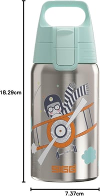 SIGG Shield One rozsdamentes acél gyermek kulacs 0,5L szénlégzés szivárgásmentes - Fly Away 7