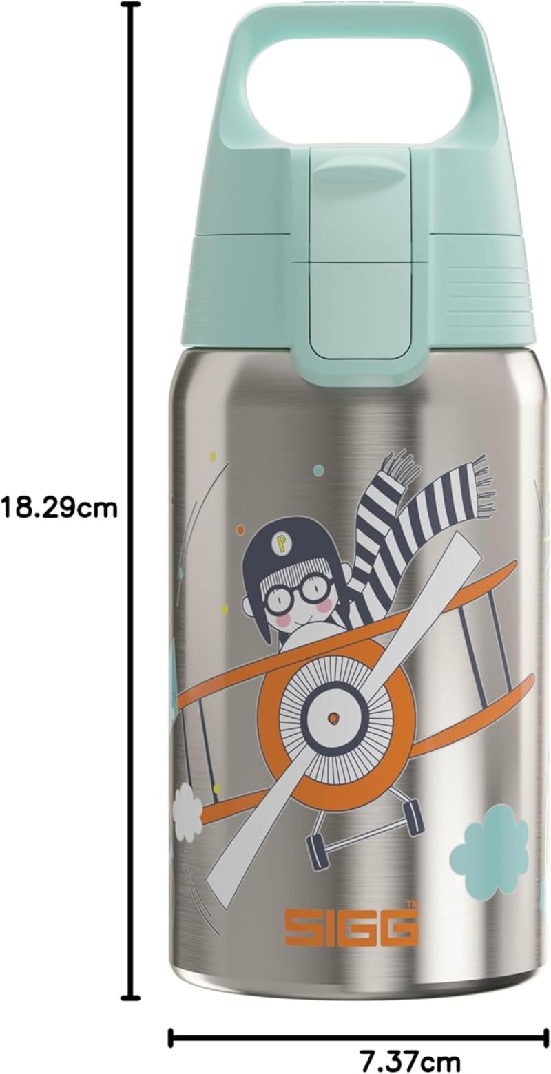 SIGG Shield One rozsdamentes acél gyermek kulacs 0,5L szénlégzés szivárgásmentes - Fly Away