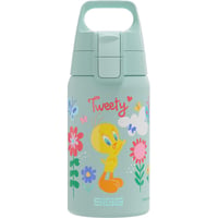 Detská nerezová fľaša SIGG Shield One – Tweety – svetlomodrá – 0,5 l – vhodná aj na sýtené nápoje – bez BPA – na šport aj do školy 1