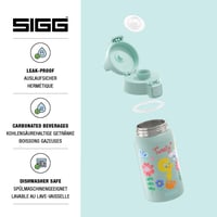 Detská nerezová fľaša SIGG Shield One – Tweety – svetlomodrá – 0,5 l – vhodná aj na sýtené nápoje – bez BPA – na šport aj do školy 3
