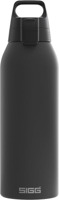 Sigg Shield ONE rozsdamentes acél ivópalack 750ml szénezett italokhoz - Black, 1.5 L 1