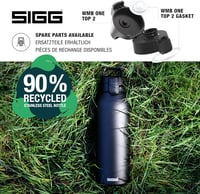 Sigg Shield ONE rozsdamentes acél ivópalack 750ml szénezett italokhoz - Black, 1.5 L 4