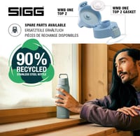 SIGG Shield ONE rozsdamentes acél ivópalack - Water Blue - 0,75 L 4