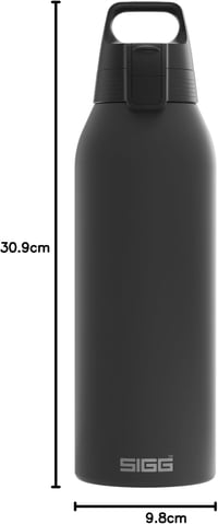Sigg Shield ONE rozsdamentes acél ivópalack 750ml szénezett italokhoz - Black, 1.5 L 7