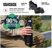 Sigg Shield ONE rozsdamentes acél ivópalack 750ml szénezett italokhoz - Black, 1 L 4