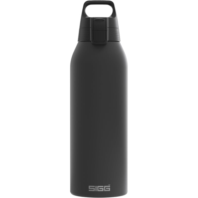 Sigg Shield ONE boca od nehrđajućeg čelika za gazirana pića - crna - 1,5 L