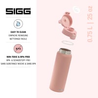 Nerezová fľaša na pitie Sigg Shield ONE na sýtené nápoje, nepriepustná, bez obsahu BPA, ľahká – 750 ml / 1 l / 1,5 l 3