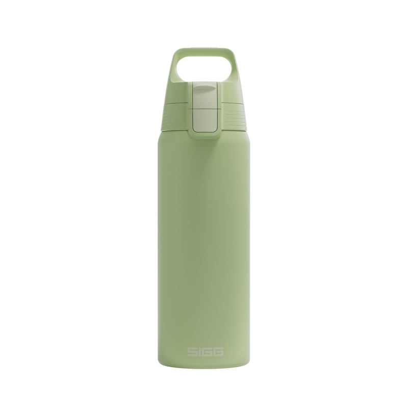 Nerezová fľaša na pitie Sigg Shield ONE na sýtené nápoje – zelená – 750 ml