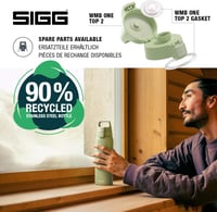 Nerezová fľaša na pitie Sigg Shield ONE na sýtené nápoje – zelená – 750 ml 4