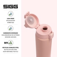 Nerezová fľaša na pitie Sigg Shield ONE na sýtené nápoje, nepriepustná, bez obsahu BPA, ľahká – 750 ml / 1 l / 1,5 l 2