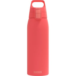 Bidon din oțel inoxidabil Sigg Shield ONE pentru băuturi carbogazoase, etanș, fără BPA, roșu, 1 L
