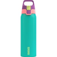 Sticlă din oțel inoxidabil Sigg Shield ONE, pentru băuturi carbogazoase, etanșă, fără BPA, turcoaz, 0,75 L 1