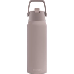 SIGG Shield Therm FLIP termos boca od nehrđajućeg čelika, ružičasta, 0,75 l, nepropusna — rabljeno (stanje: vidi 2. sliku)