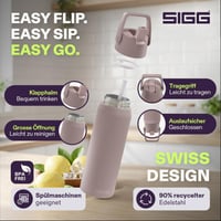 Termoska z nehrdzavejúcej ocele SIGG Shield Therm FLIP, ružová, 0,75 l, nepriepustná — používaná (stav: pozri 2. obrázok) 5