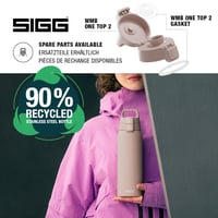 Termos izolat Sigg Shield Therm One Dusk - Gri cald - 0,75L - Pentru băuturi carbogazoase - Etanș - Lavabil în mașina de spălat vase - Fără BPA 5