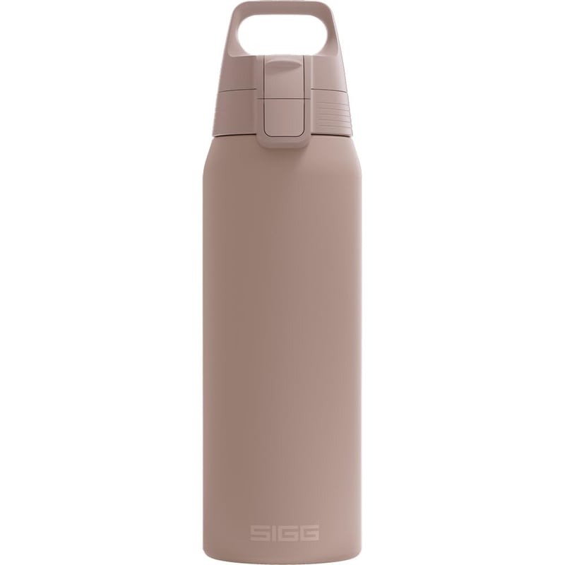 Termos izolat Sigg Shield Therm One Dusk - Gri cald - 0,75L - Pentru băuturi carbogazoase - Etanș - Lavabil în mașina de spălat vase - Fără BPA
