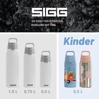 Termos izolat Sigg Shield Therm One Alb – Pentru băuturi carbogazoase – Compatibil cu mașina de spălat vase – Fără BPA – 90% oțel reciclat – 1,5 L 6