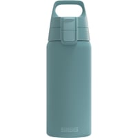 Termos izolat SIGG Shield Therm One Morning Blue - pentru băuturi carbogazoase - etanș - lavabil în mașina de spălat vase - fără BPA - 90% oțel inoxidabil reciclat - 0,5 L 1