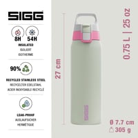 Izolovaná termoska Sigg Shield Therm One Multicolor Lilly – na sýtené nápoje – nepriepustná – vhodná do umývačky riadu – bez obsahu BPA 2