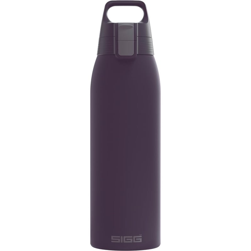 Izolovaná termoska Sigg Shield Therm One Nocturne na sýtené nápoje - tmavofialová - 1 l - nehrdzavejúca oceľ - bez BPA - vhodná do umývačky riadu