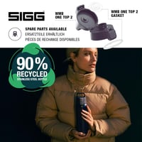 Izolovaná termoska Sigg Shield Therm One Nocturne na sýtené nápoje - tmavofialová - 0,75 l - nehrdzavejúca oceľ - bez BPA - vhodná do umývačky riadu 4
