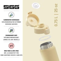 Termoska Sigg Shield Therm One Opti Yellow – Na sýtené nápoje – Nepretečie – Vhodná do umývačky riadu – Bez obsahu BPA – 0 3