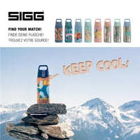 Detská termoska Sigg Shield Therm One Rawsome – na sýtené nápoje, nepriepustná, vhodná do umývačky riadu, bez BPA, 90 % recyklovanej nehrdzavejúcej ocele, pieskovo hnedá s dinosaurami, 0,5 l 5