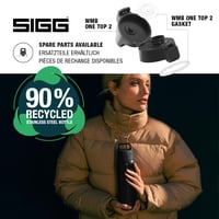 Termoska Sigg Shield Therm One - čierna - 0,75 l - na sýtené nápoje - nepriepustná - vhodná do umývačky riadu - bez BPA - 90 % recyklovaná nehrdzavejúca oceľ 4