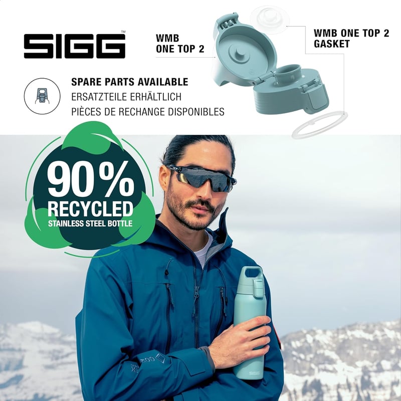 SIGG Shield Therm One Termosz Palack 0,5L/0,75L/1,0L Rozsdamentes Acél - Blue, 0.75 L