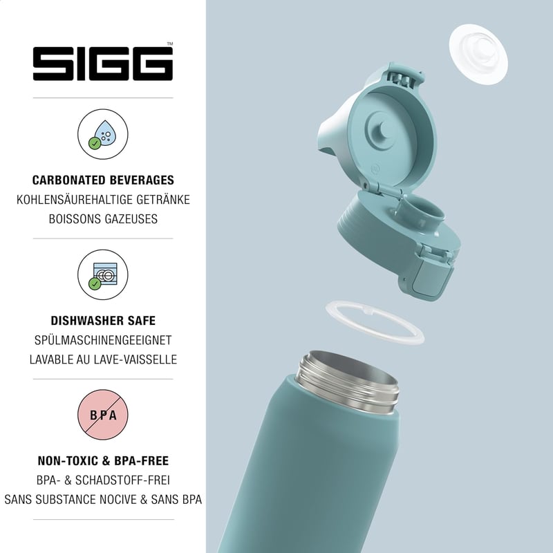 SIGG Shield Therm One Termosz Palack 0,5L/0,75L/1,0L Rozsdamentes Acél - Blue, 0.75 L