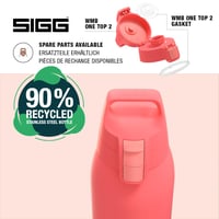 Termoska Sigg Shield Therm One Watermelon – na sýtené nápoje – nepriepustná – vhodná do umývačky riadu – bez BPA – 90 % recyklovaná nehrdzavejúca oceľ – ružová – 1 l 4