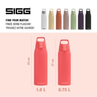 Termoska Sigg Shield Therm One Watermelon – na sýtené nápoje – nepriepustná – vhodná do umývačky riadu – bez BPA – 90 % recyklovaná nehrdzavejúca oceľ – ružová – 1 l 5