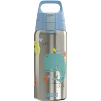 Detská izolovaná fľaša na vodu SIGG Shield Therm One Whale Friend – vhodná na sýtené nápoje, nepriepustná, vhodná do umývačky riadu, bez obsahu BPA, z 90 % recyklovaných materiálov 1