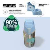 Detská izolovaná fľaša na vodu SIGG Shield Therm One Whale Friend – vhodná na sýtené nápoje, nepriepustná, vhodná do umývačky riadu, bez obsahu BPA, z 90 % recyklovaných materiálov 4
