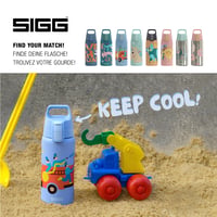 Detská izolovaná fľaša na vodu SIGG Shield Therm One Whale Friend – vhodná na sýtené nápoje, nepriepustná, vhodná do umývačky riadu, bez obsahu BPA, z 90 % recyklovaných materiálov 5