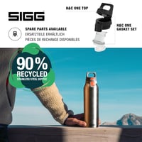 Nerezová termoska SIGG Hot & Cold One s čajovým sitkom, nepriepustná, bez BPA, 0,55 l 5