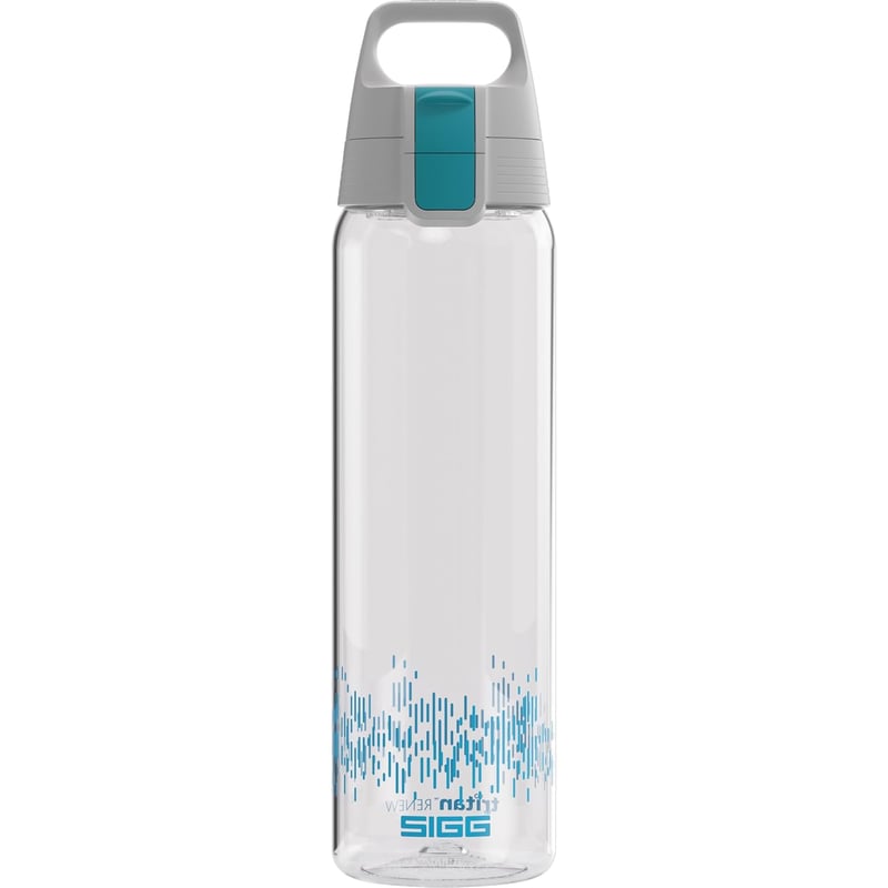 Športová fľaša SIGG Total Clear ONE MyPlanet Aqua Tritan, 0,75 l – modrá