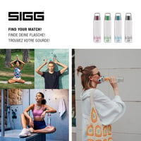 SIGG Total Clear ONE Tritan ivópalack 0,75L szénlezárható, mosogatógépbiztos, szivárgatásmentes - Blue, 0.75 L 5