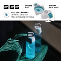 Športová fľaša SIGG Total Color Aqua Tritan 0,6 l, vhodná aj na sýtené nápoje, vhodná do umývačky riadu, nepriepustná, bez BPA 4