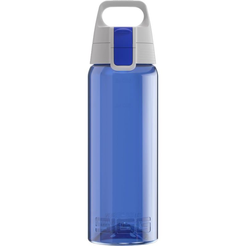 Fľaša na pitie Sigg Total Color Blue Tritan – 0,6 l, vhodná aj na sýtené nápoje, bez BPA, vhodná do umývačky riadu, nepriepustná, ľahká