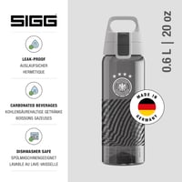 Fľaša na nápoje Sigg Total Color ONE DFB Tritan na sýtené nápoje - sivá - 0,6 l 2