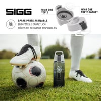 Fľaša na nápoje Sigg Total Color ONE DFB Tritan na sýtené nápoje - sivá - 0,6 l 4