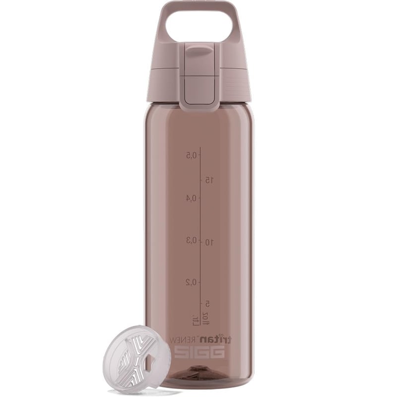 Fľaša na vodu Sigg Total Color One Dusk 0,6 l – jednofarebná, nepriepustná fľaša na pitie