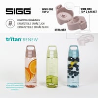 Fľaša na vodu Sigg Total Color One Dusk 0,6 l – jednofarebná, nepriepustná fľaša na pitie 4
