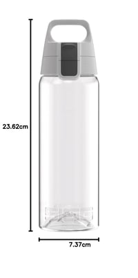 Fľaša SIGG Total Color ONE Transparent Tritan 0,6 l – vhodná aj na sýtené nápoje, vhodná do umývačky riadu, nepriepustná, bez BPA, ľahká 7