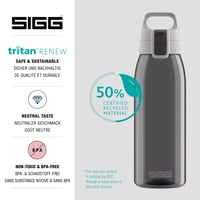 Fľaša na nápoje SIGG Total Color ONE Tritan, vhodná na sýtené nápoje, vhodná do umývačky riadu, nepriepustná, bez BPA, 0,6 l / 1 l 3