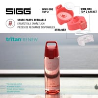 Fľaša na vodu Sigg Total Color ONE Watermelon Tritan – Ružová, 0,6 l – Vhodná aj na sýtené nápoje, vhodná do umývačky riadu, bez BPA 4